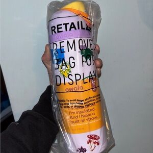 Owala Purple and Yellow Insulated Tumbler